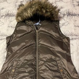 Michael Kors reversible hooded vest. Large.